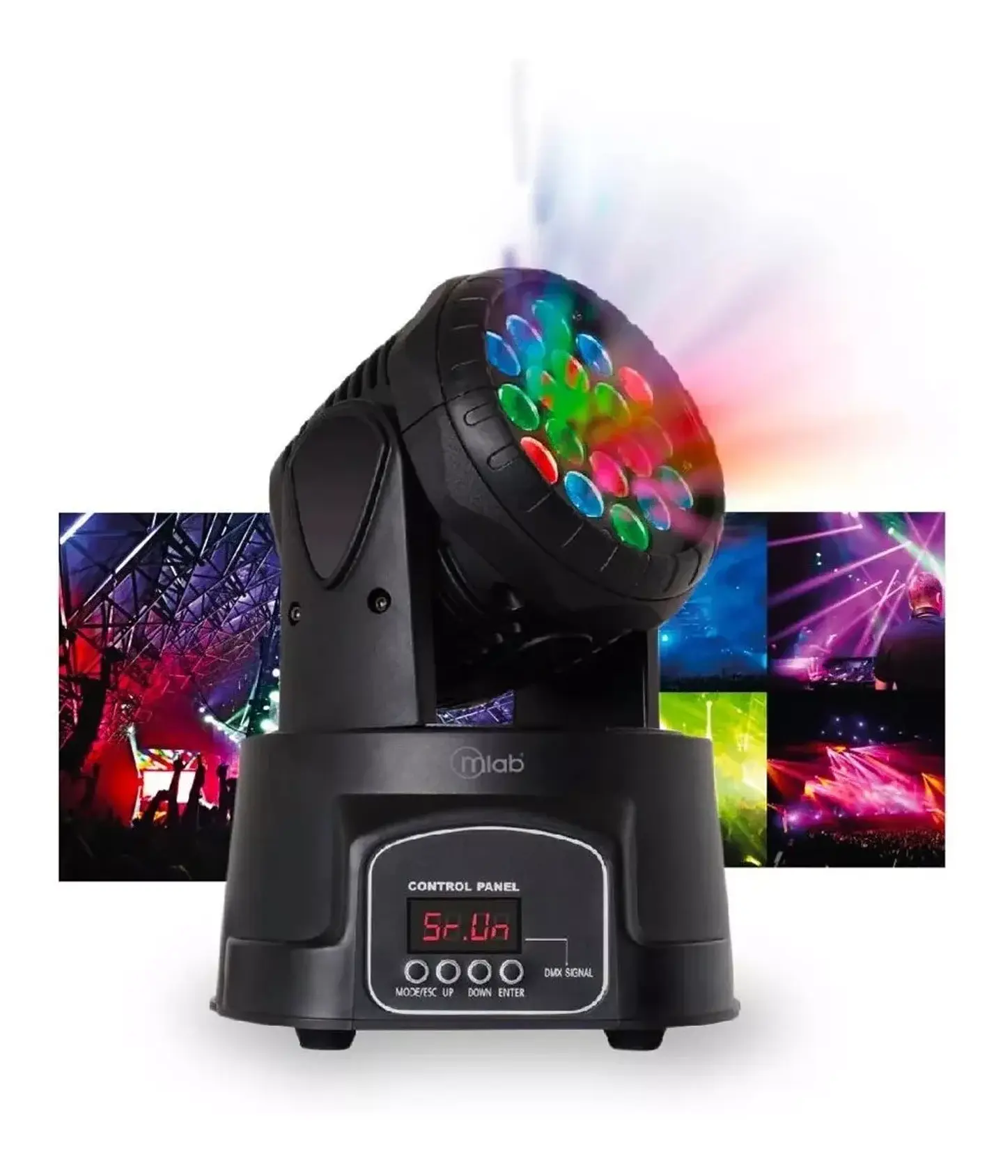 Cabeza Móvil DMX colores RGBW 1