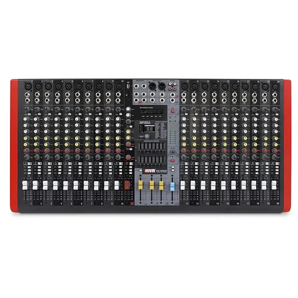 Consola Análoga 20 canales NOVIK NVK 20M USB FX 1