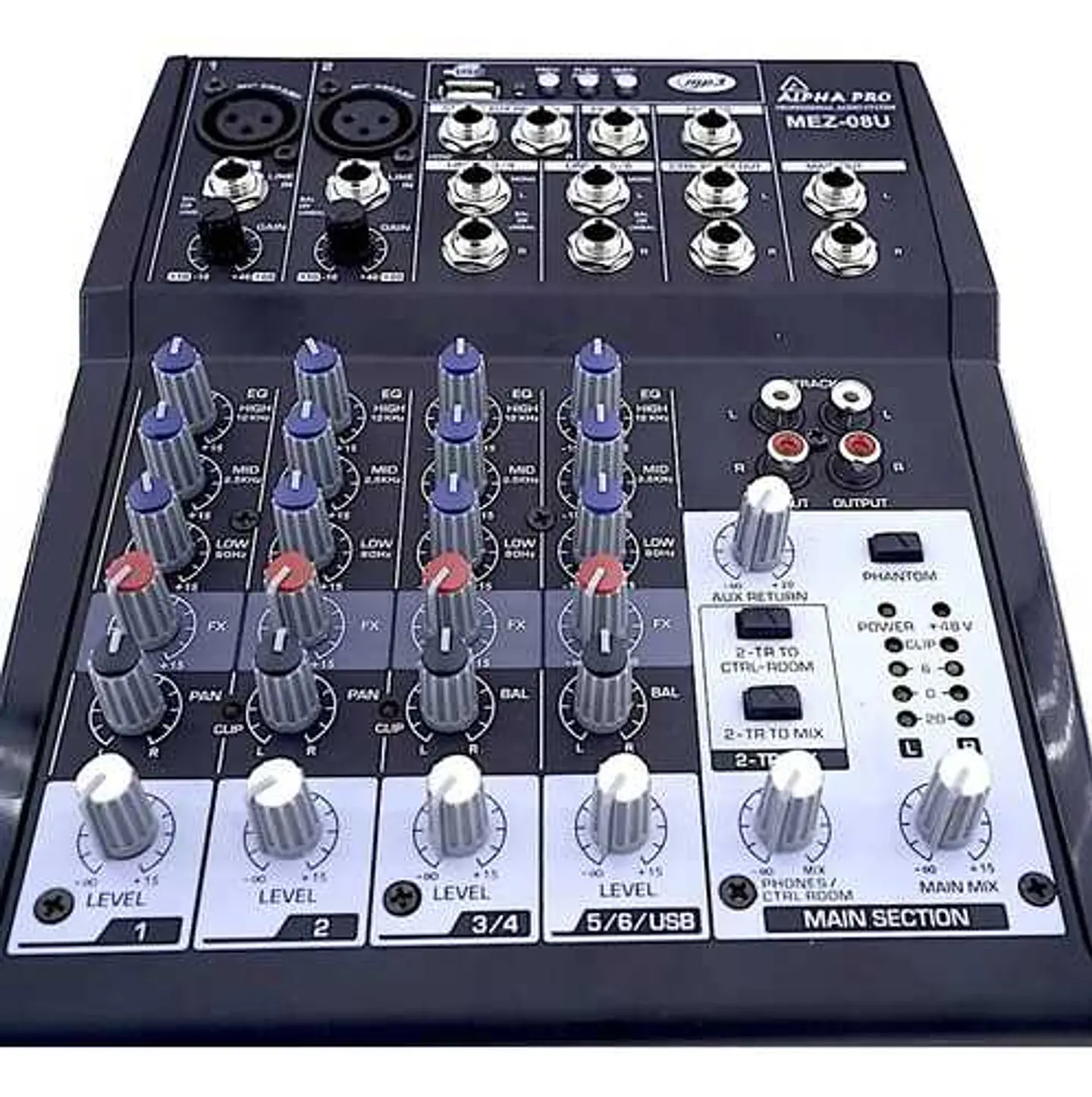 Mezcladora 6 canales con efectos ALPHA FX 1