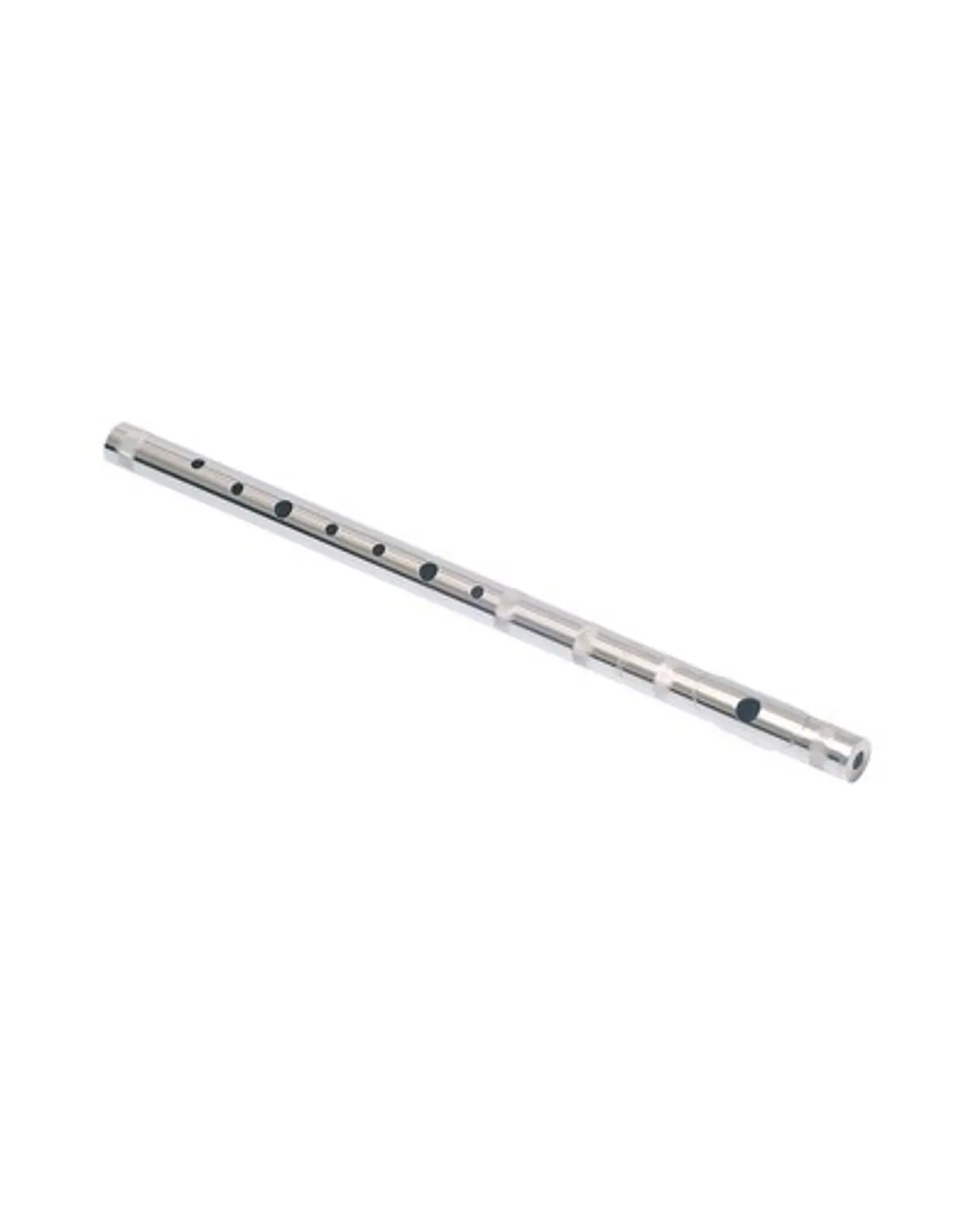 Pifano o Pito de Banda cromado tapa/boquilla 6 perforaciones 1