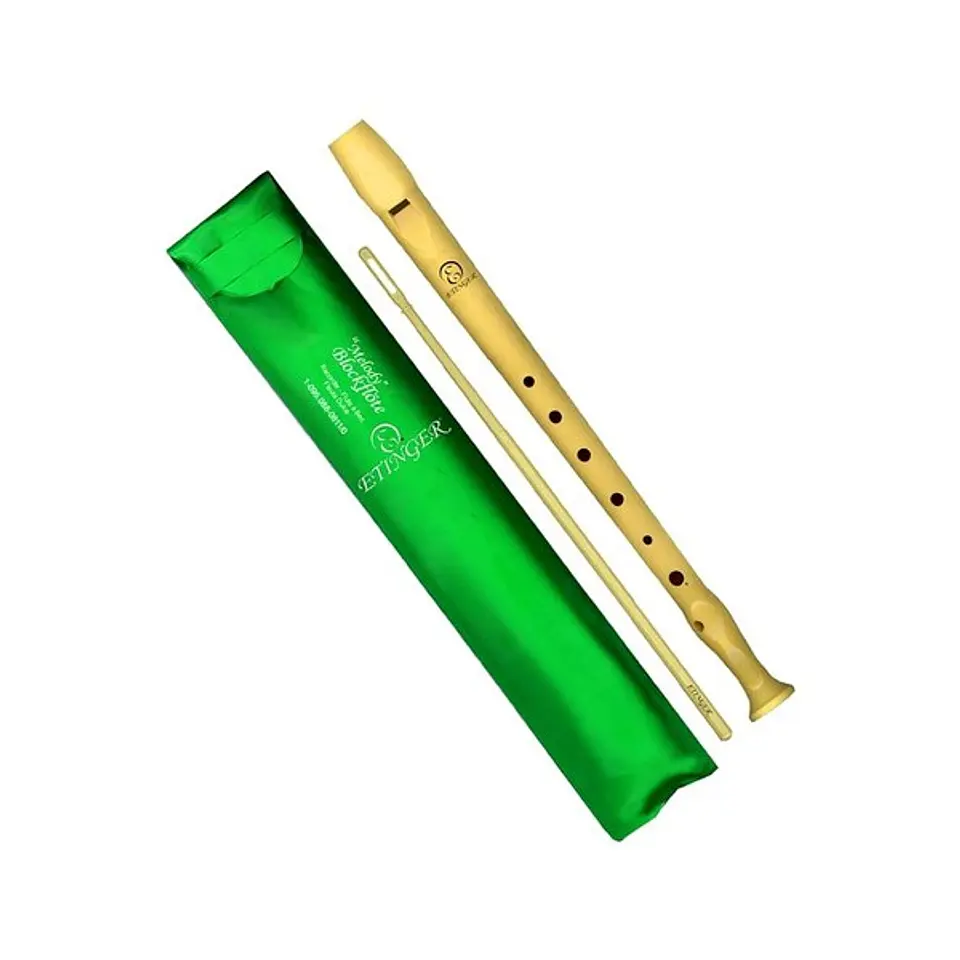 Flauta Dulce Etinger con estuche y limpiador 1