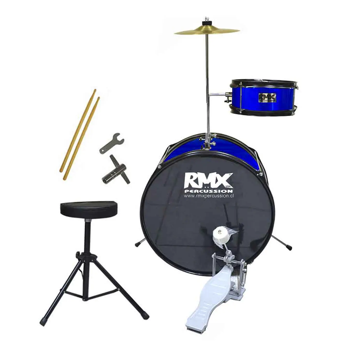 Batería de niño azul RMX 1