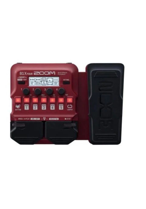 Pedalera Multiefecto de Bajo ZOOM B1X FOUR