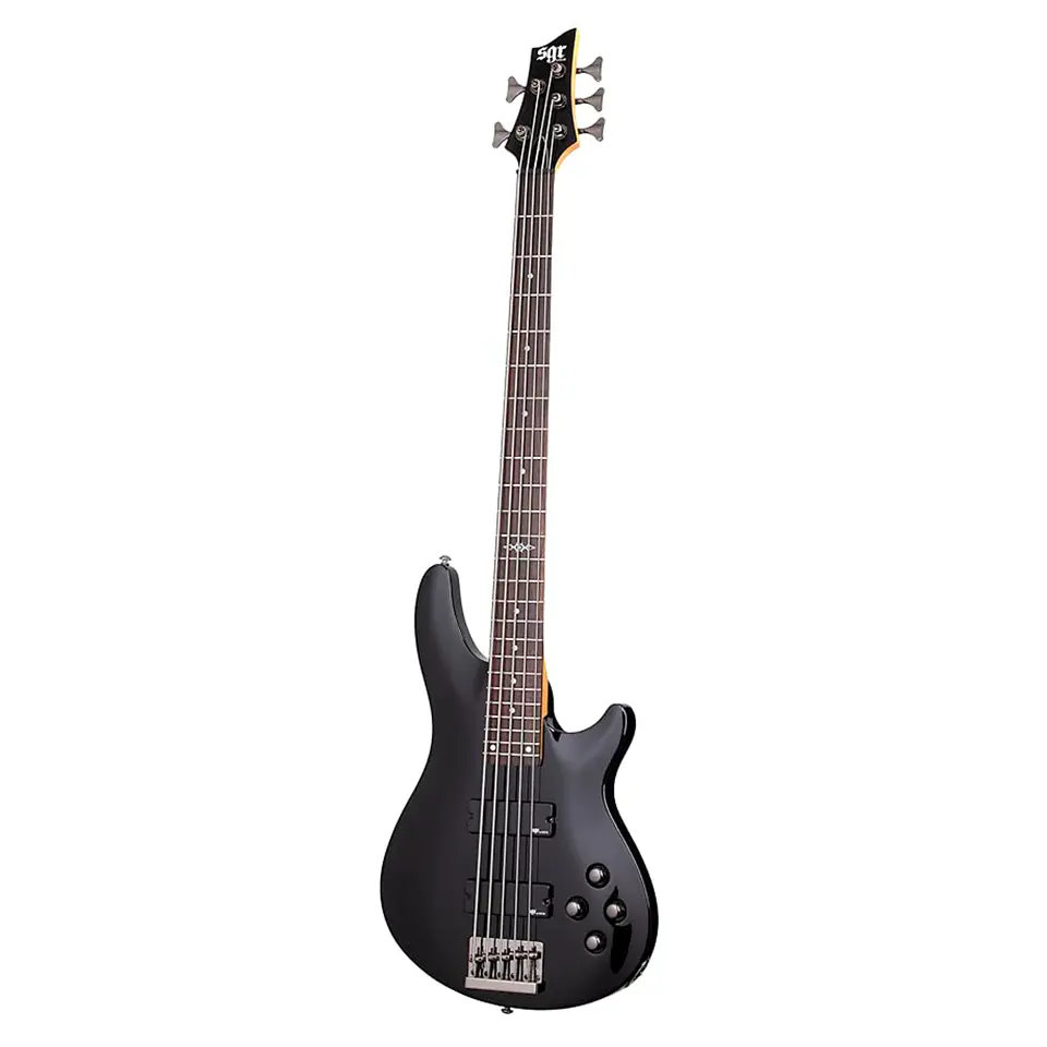 Bajo Electrico 5 cuerdas Schecter Gloss Black 1