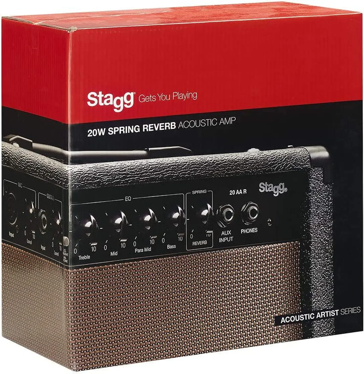 Amplificador Guitarra Electroacústica 20W STAGG 6