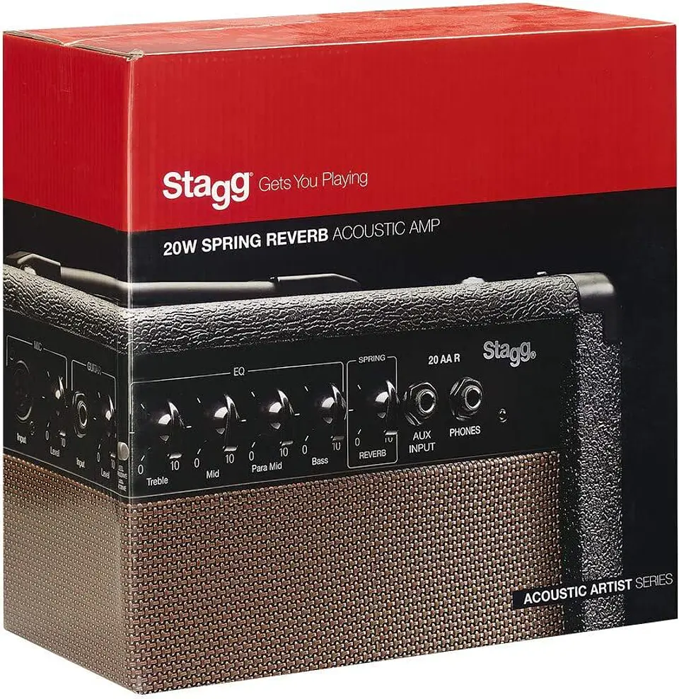 Amplificador Guitarra Electroacústica 20W STAGG 6