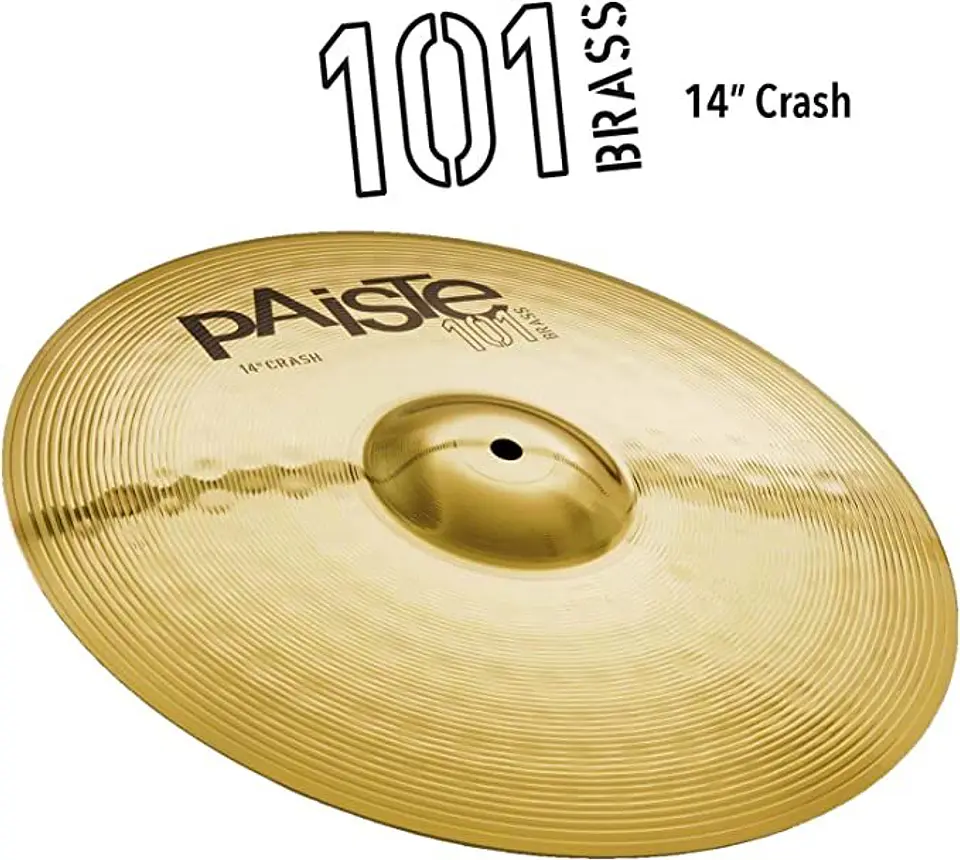 Platillo Crash 14 pulgadas PAISTE 101 BRASS 6
