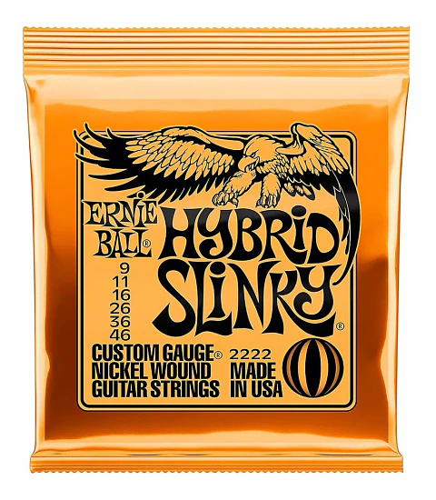 Cuerdas guitarra eléctrica Ernie Ball 09/46 NICKL HYBRD SLINKY