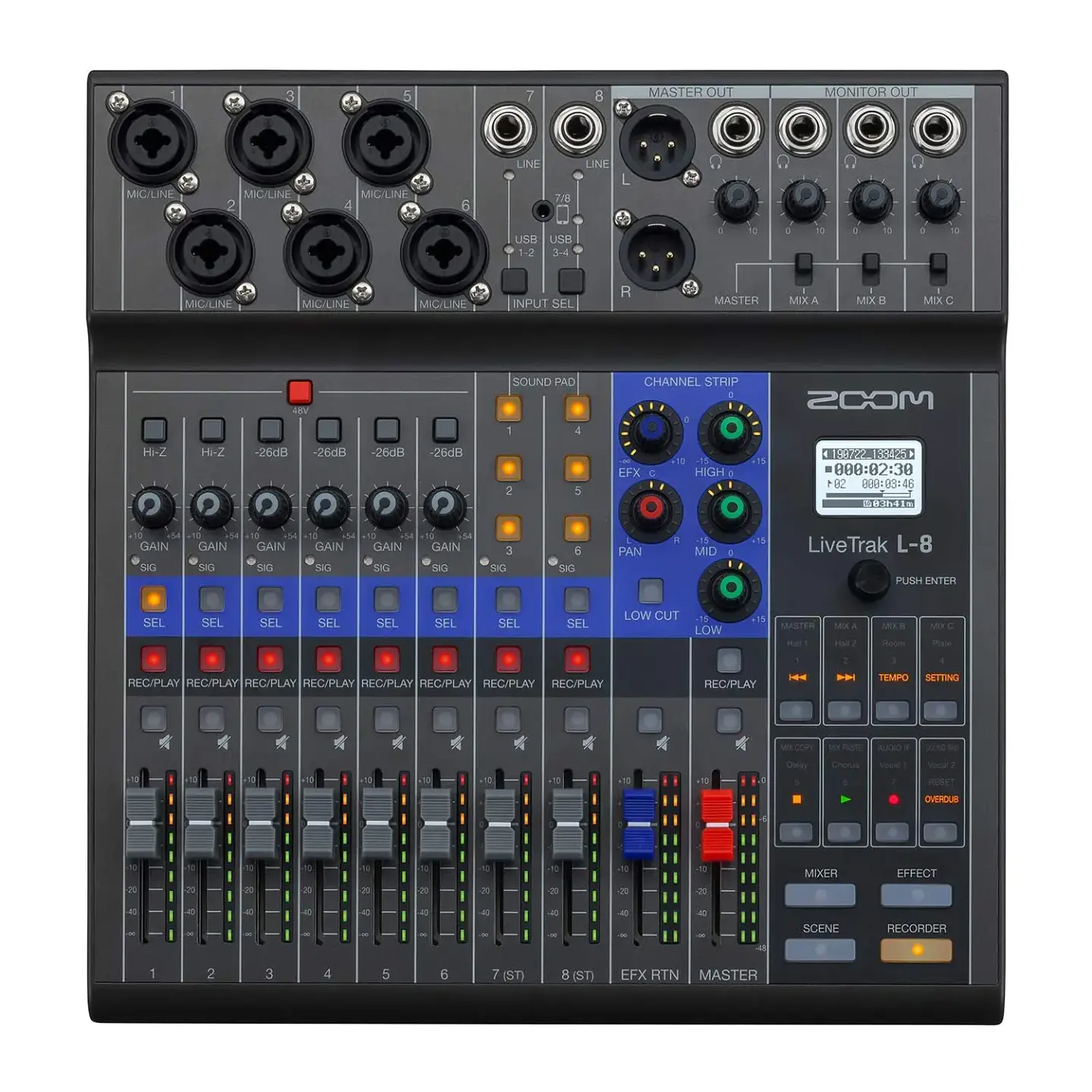 Mixer Digital Zoom L-8 1