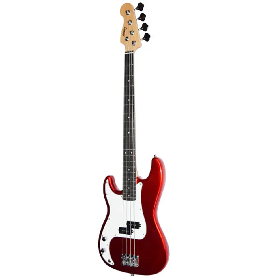 Bajo Leonard Precision Zurdo Rojo Metalizado 1