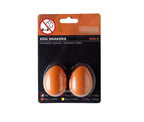 Par de huevos rítmicos Stagg color naranja