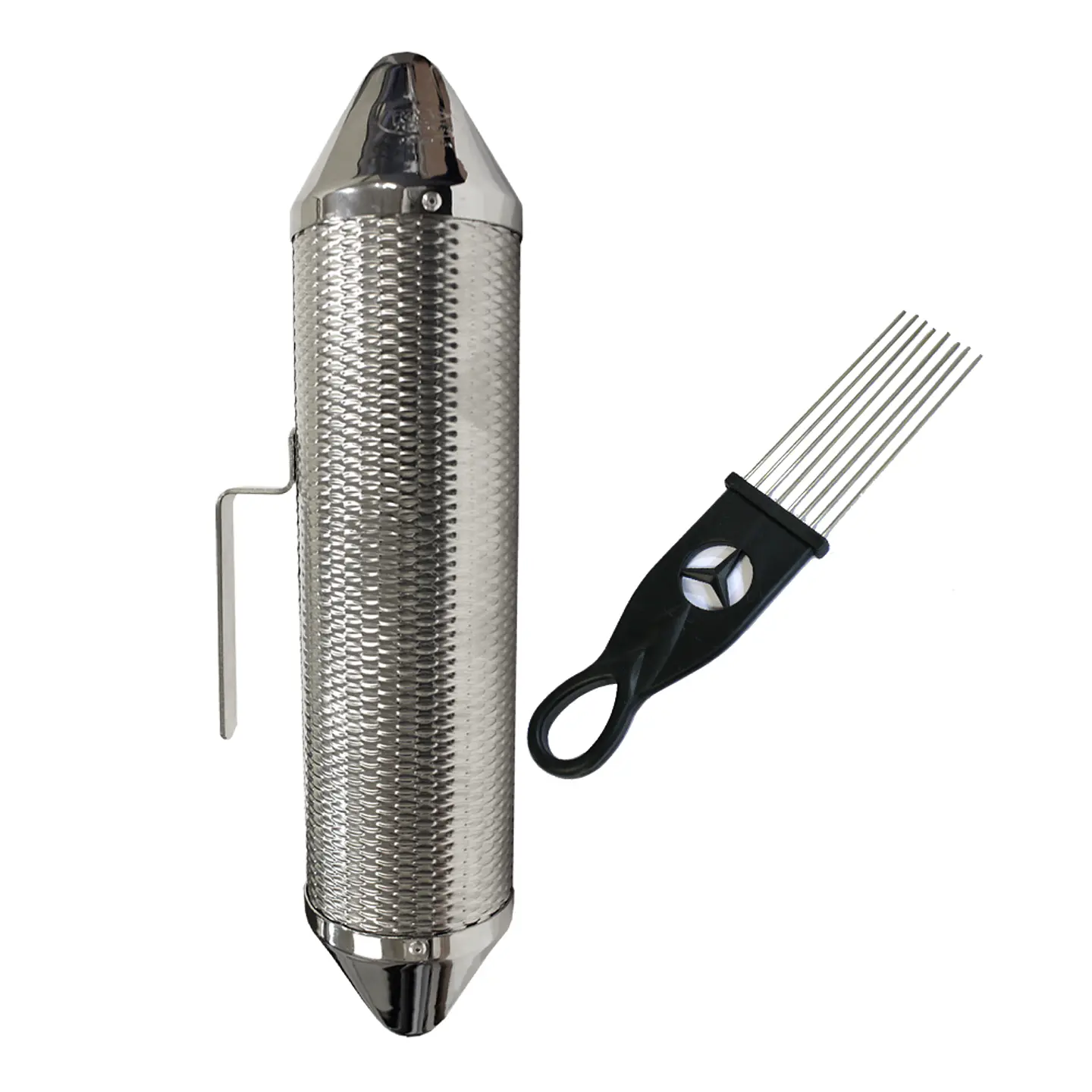 Guiro Torpedo Metálico con Peine 1