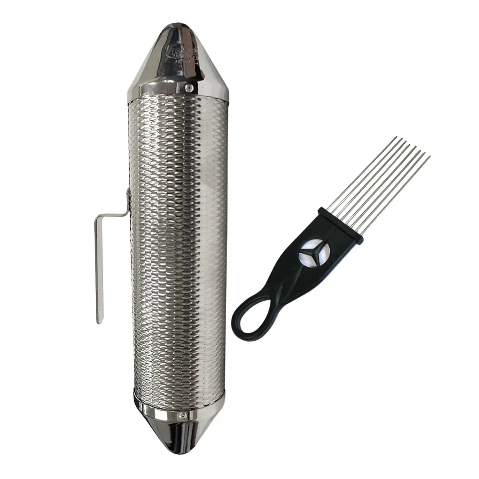 Guiro Torpedo Metálico con Peine 1