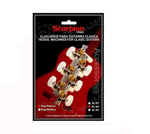 Clavijero de Guitarra eje grueso Scorpion 