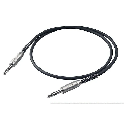 Cable de Instrumento Bulk Proel Plug Plug Estéreo 3m 