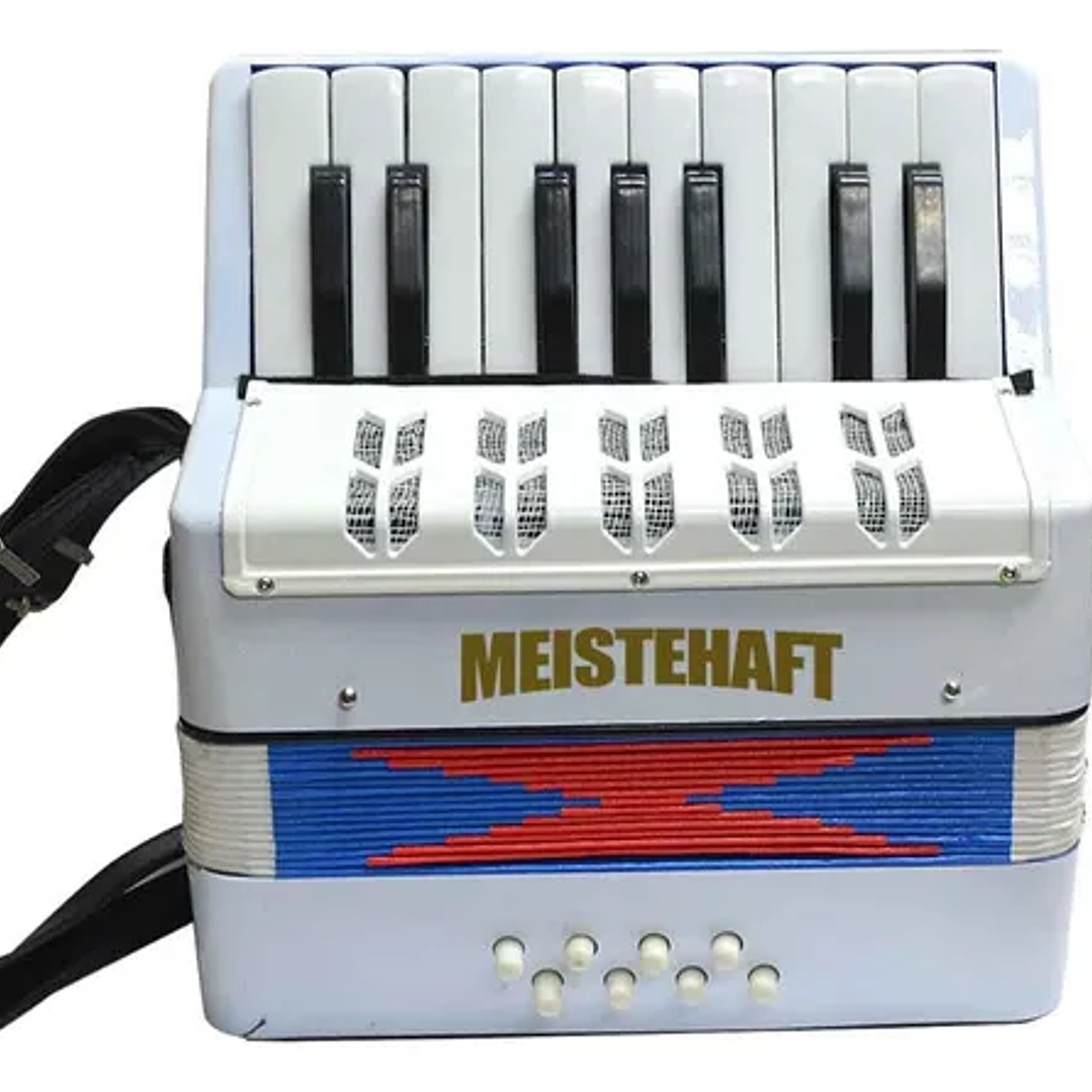 Acordeón Niño 8 bajos Meistehaft color blanco 1