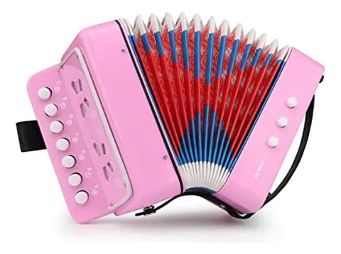 Acordeón Infantil Meistehaft color rosado