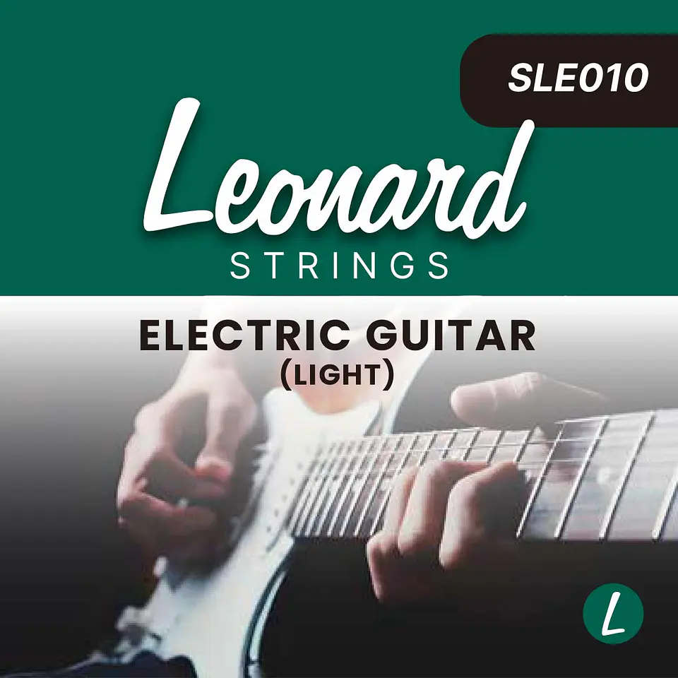 Cuerdas de Guitarra Eléctrica Leonard Nickel Plateado 10/46 1