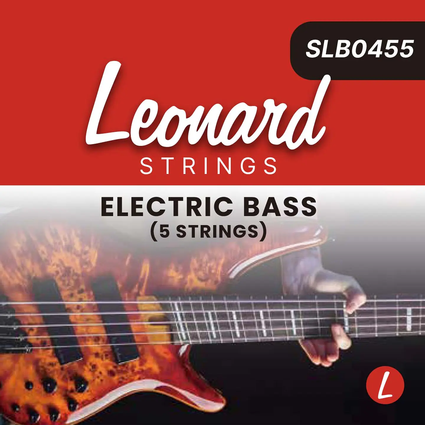 Cuerdas de Bajo Leonard 5 Cuerdas Nickel Plateado 045/130 1
