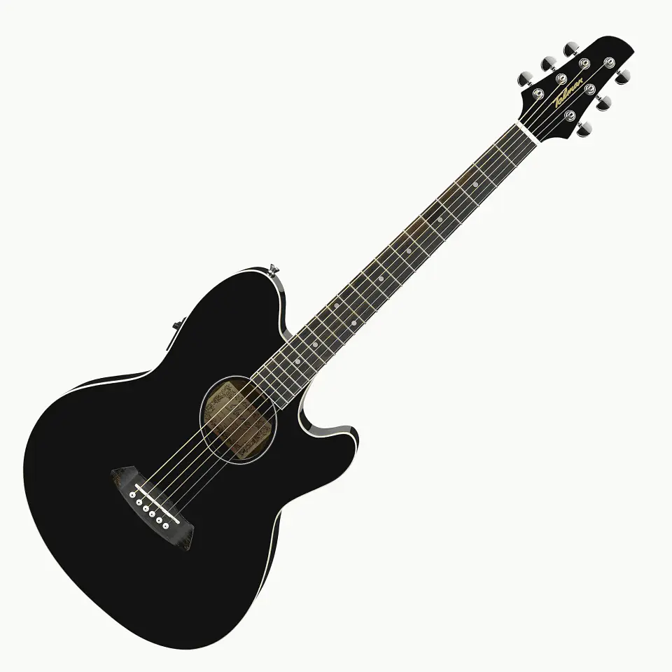 Guitarra eléctroacústica Ibanez TCY10E - Black 1