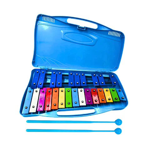 Metalófono Cromático Rmx 25 Notas Color Azul