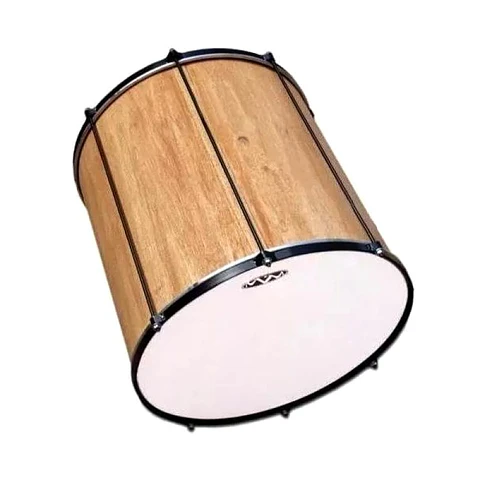 Repique 12 pulgadas madera con varillas silicona y correa