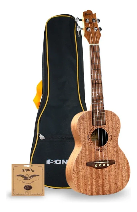 Ukelele Sonun Kauai Concierto 26 Pulgadas Cafe Con Funda
