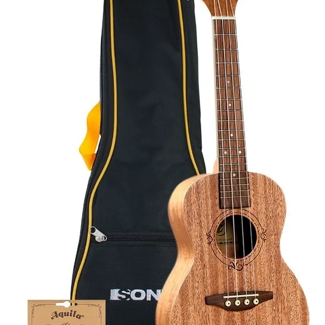 Ukelele Sonun Kauai Concierto 26 Pulgadas Cafe Con Funda 1