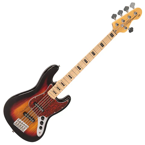 Bajo Eléctrico 5 Cuerdas Vintage V495 Coaster 3 Tone Sunburst