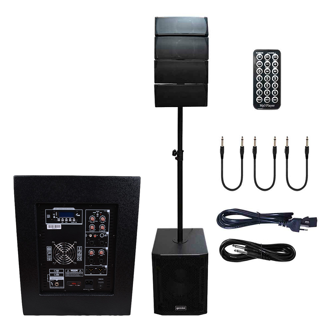 PARLANTE ARRAY 12+4 550W RMS 1500W MAX. C/ATRIL GEMINI ARG-12 1