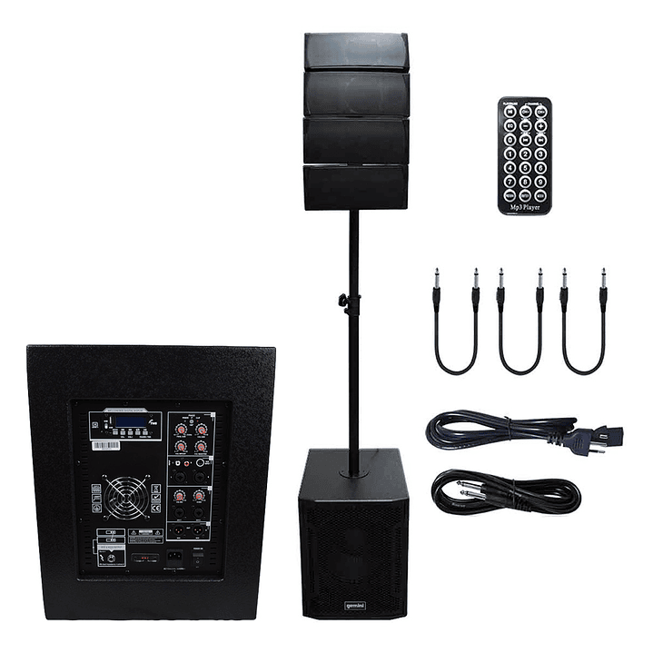 PARLANTE ARRAY 12+4 550W RMS 1500W MAX. C/ATRIL GEMINI ARG-12 1