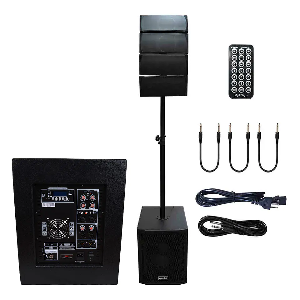 PARLANTE ARRAY 12+4 550W RMS 1500W MAX. C/ATRIL GEMINI ARG-12 1