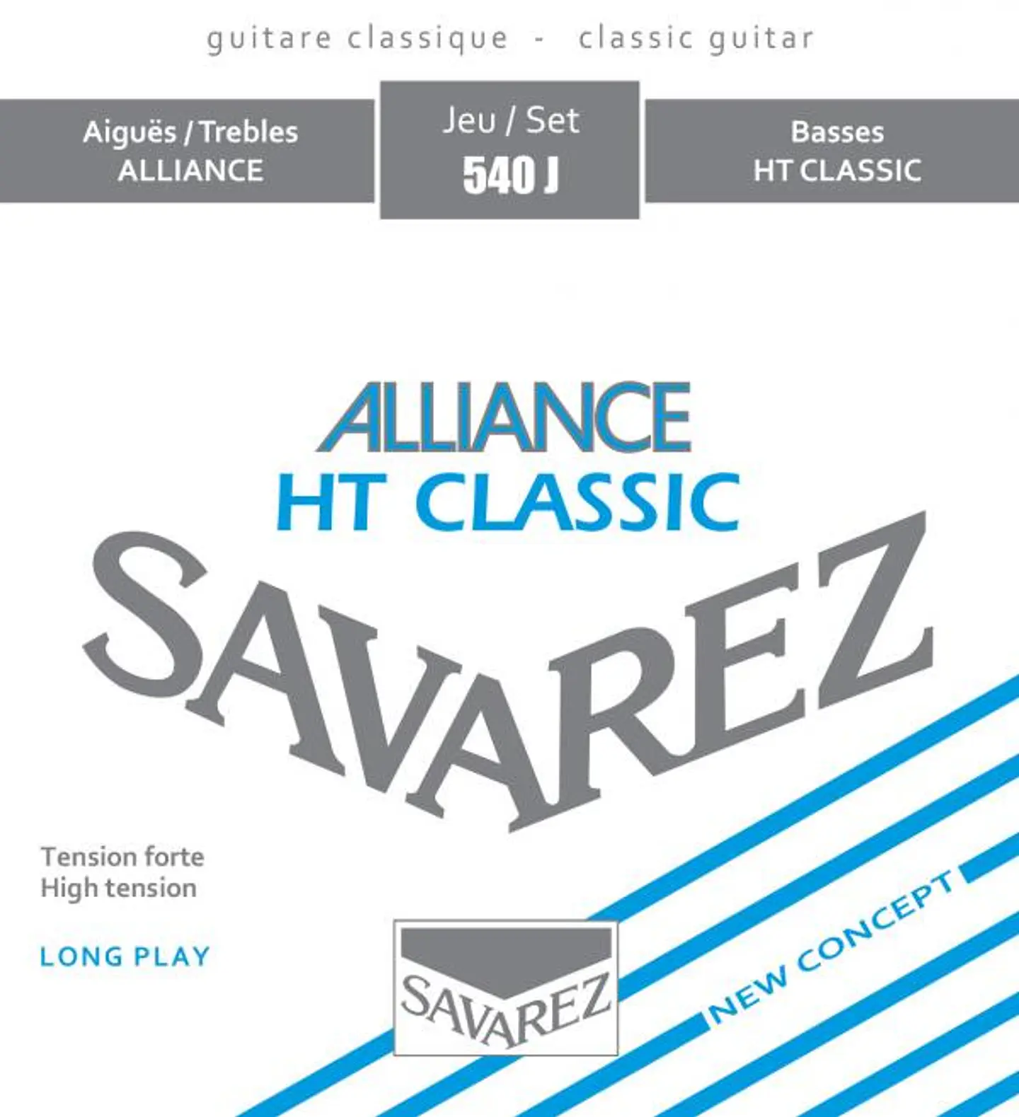 Cuerdas de guitarra clasica Savarez Alliance HT Alta Tensión 540J 1