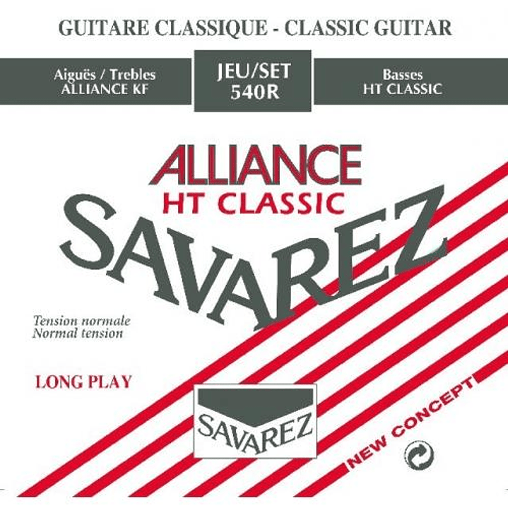 Cuerdas de guitarra clasica Savarez Alliance HT Tension Normal 540R 1