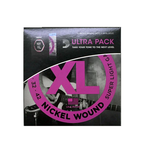 Cuerdas para guitarra eléctrica Daddario ULTRA PACK 09-42 EXL120