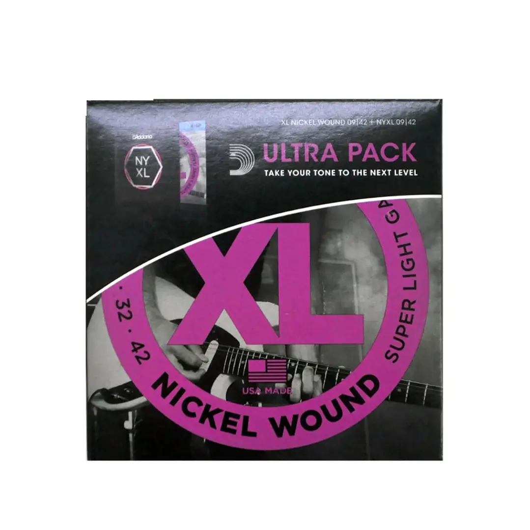 Cuerdas para guitarra eléctrica Daddario ULTRA PACK 09-42 EXL120 1
