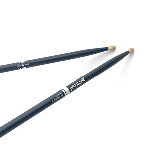 Baquetas Punta Madera Promark 5A Painted Hickory TX5AW - Promark Blue