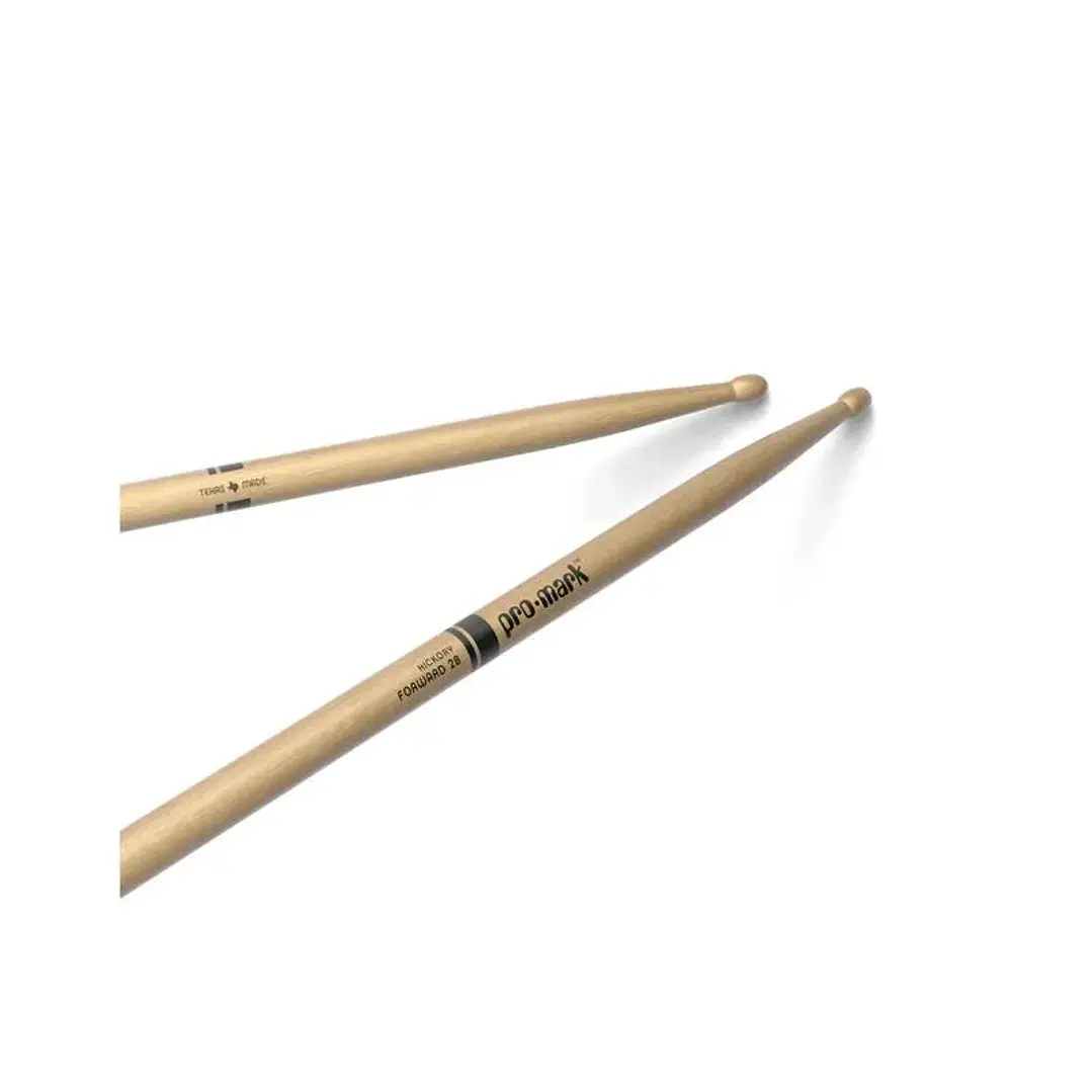 Baquetas ProMark punta de madera 2B Classic Forward Hickory TX2BW 1