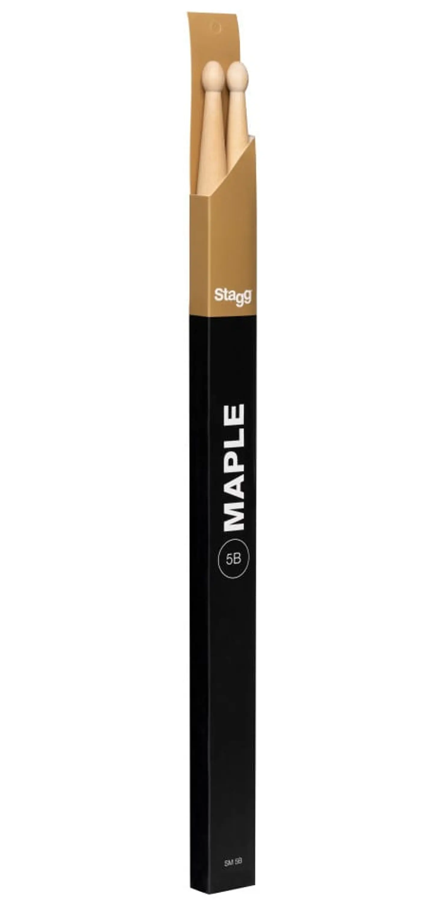 Baquetas Stagg 5B punta madera maple 1