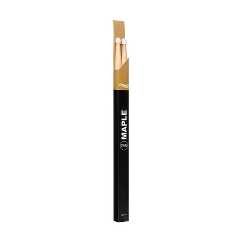 Baquetas Stagg 7AN punta nylon maple