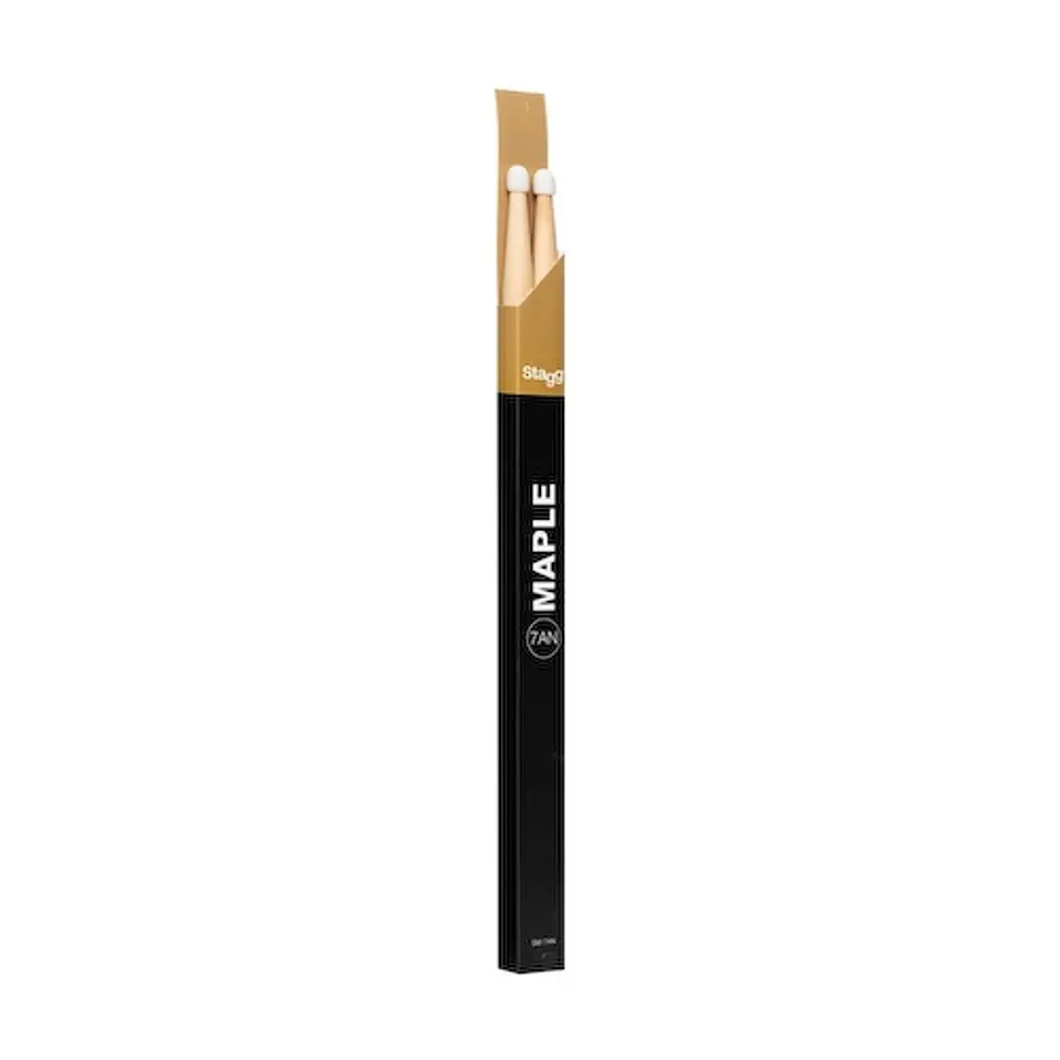 Baquetas Stagg 7AN punta nylon maple 1