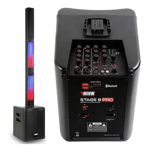 Sistema de Sonido Portátil con batería Novik Stage 8 Pro