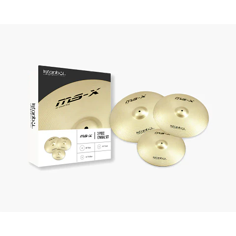 Set Platillos Istanbul Agop MS-X Hi-Hats 14" Crash 16" Ride 20"