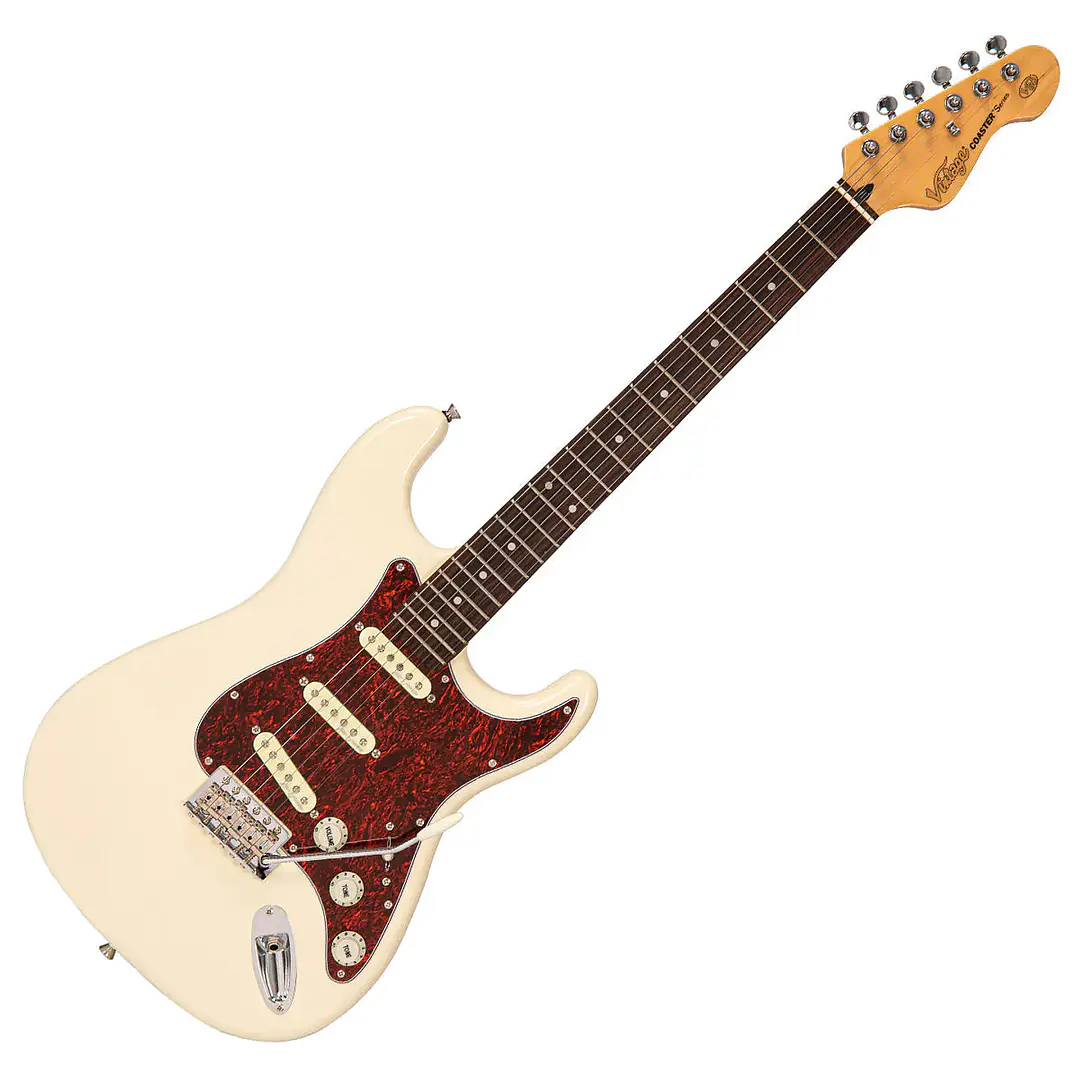 Guitarra Eléctrica Stratocaster Vintage White Vintage V60 Coaster V60VW 1