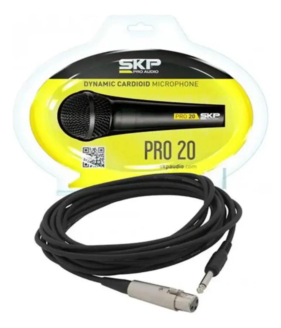 Micrófono Profesional Skp Pro Audio Pro-20 Negro 1