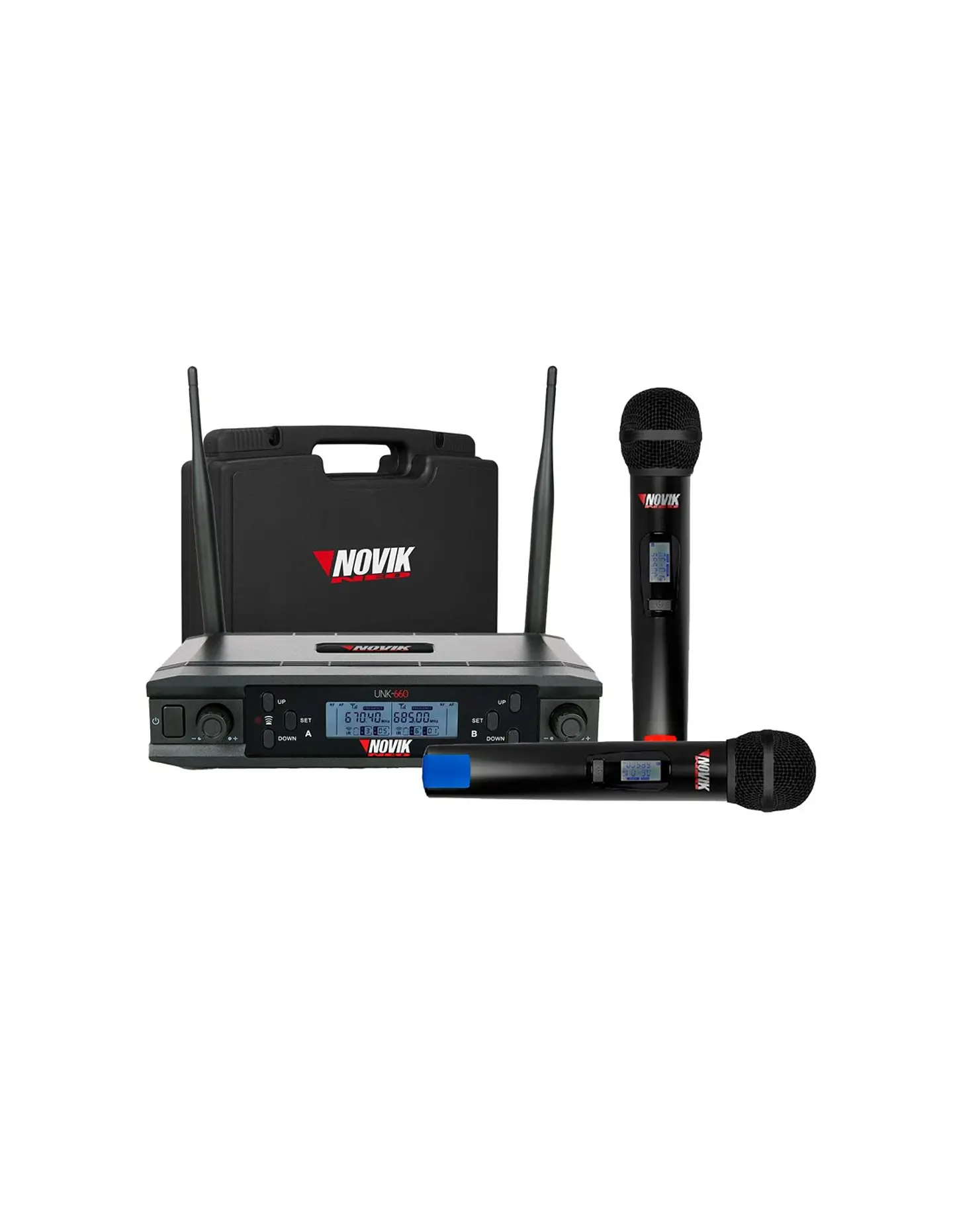 Microfono Inalambrico Doble Novik Neo UNK-660 1