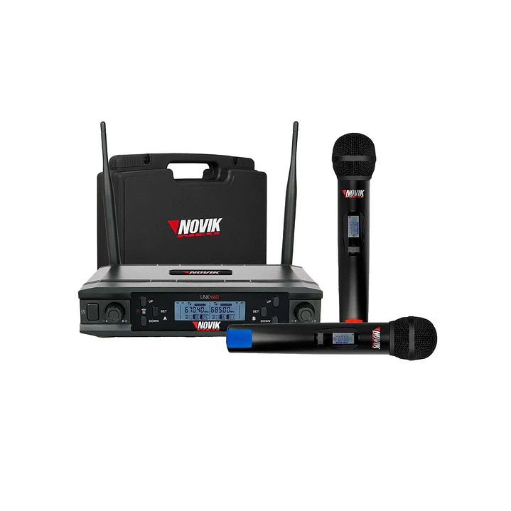 Microfono Inalambrico Doble Novik Neo UNK-660 1