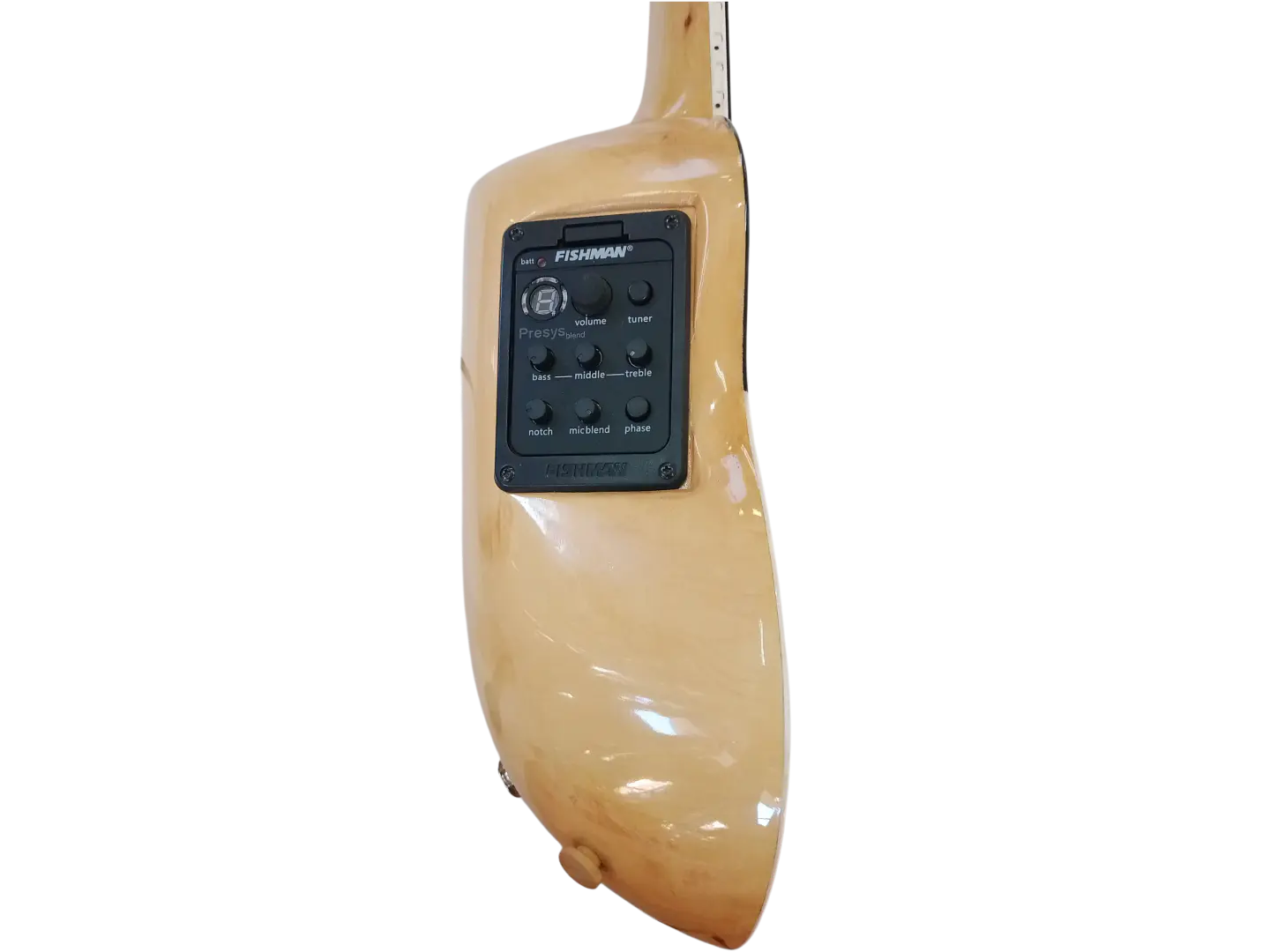 Charango Electroacústico boca mariposa Quispe Torres con funda 2