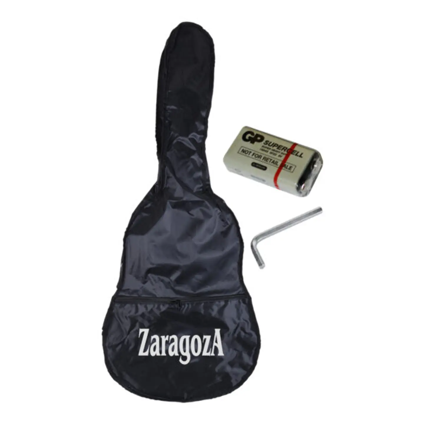 Guitarra Electroacústica con ecualizador cuerdas nylon color natural Zaragoza 2