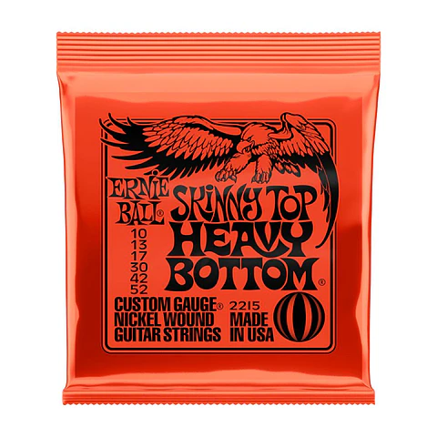  Cuerdas guitarra eléctrica Ernie Ball 0.10/52 SKINNY TOP HEAVY BOTTOM